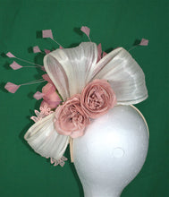 Load image into Gallery viewer, Blush pink floral headband