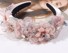 Load image into Gallery viewer, Pink jewelled headband