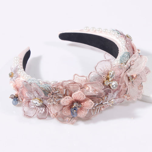 Pink jewelled headband