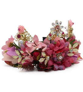 Pink gemstone crown