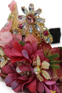 Pink gemstone crown