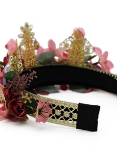 Pink gemstone crown